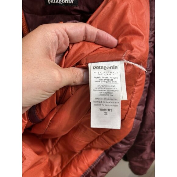 Patagonia Puff RN51884 Jacket Maroon  WMNS Size XS STY84683 - Picture 11 of 12